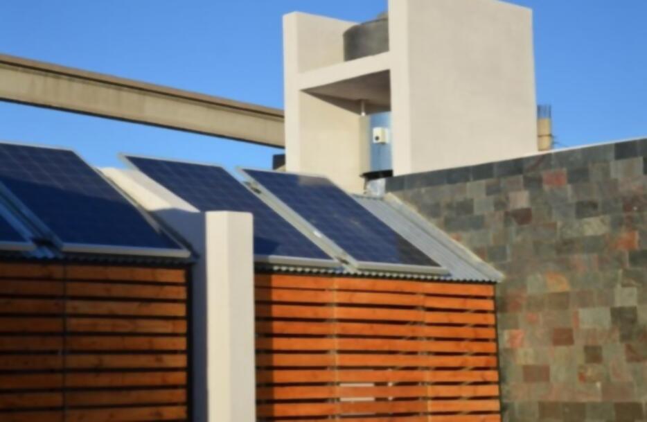 , Barrio se abastece 30% con energías renovables en San Luis, Argentina