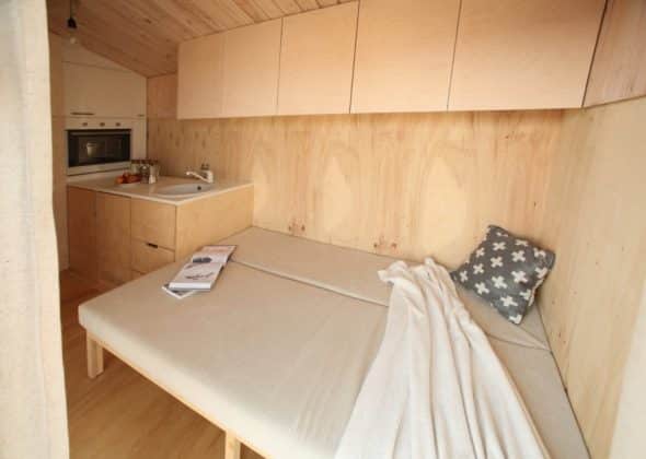 , Diseñadora crea una mini-casa móvil para viajes de vacaciones