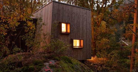 Sanar con naturaleza: En Noruega los Hospitales construyen cabañas en el bosque para sus pacientes
