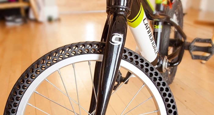 Diseñan ruedas de bicicleta biodegradables que no se pinchan ni se desinflan