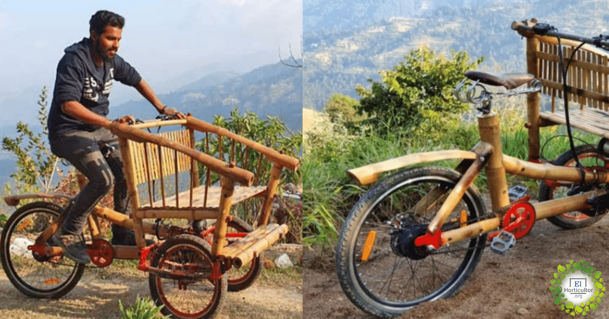 , La bicicleta eléctrica de bambú diseñada para aliviar la Contaminación Nepalí
