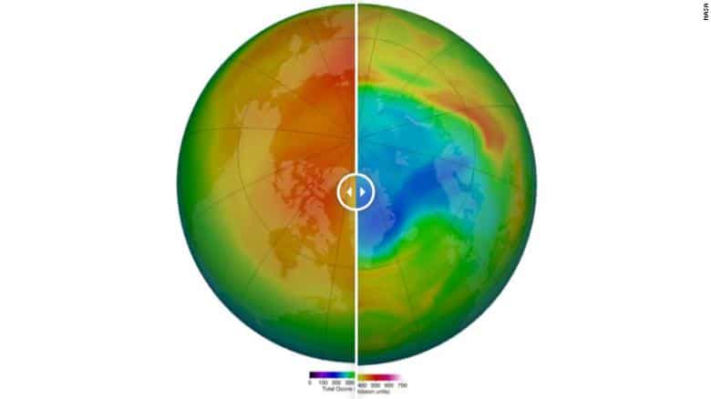 Se cierra el agujero más grande detectado en la capa de ozono sobre el Ártico (y no tiene nada que ver con el coronavirus)