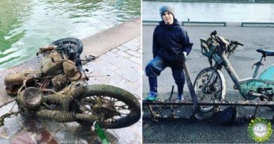 , El niño de 10 años que limpia el río Sena con imanes ya ha recogido 7 toneladas de desechos