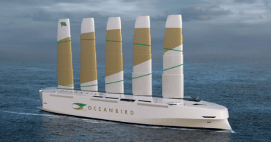Transporte marítimo sostenible: presentan buques cargueros propulsados por el viento