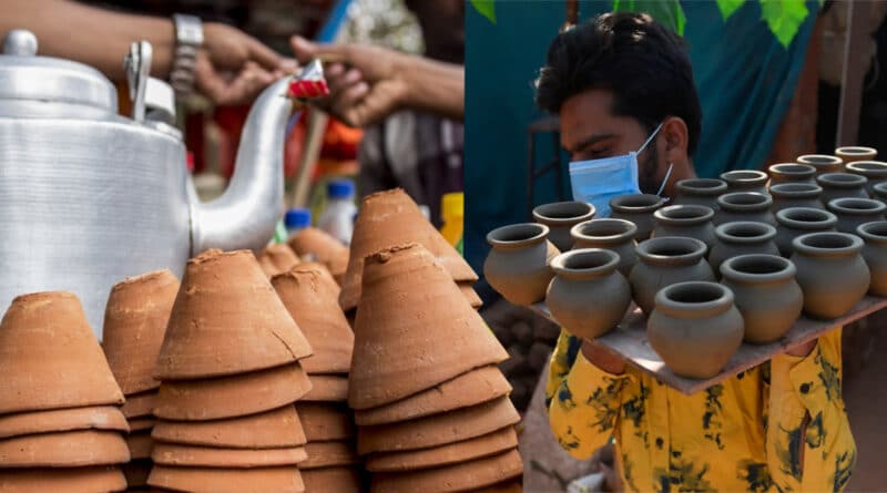 , En la India se servirá el té en tazas de arcilla para reemplazar los vasos de plástico