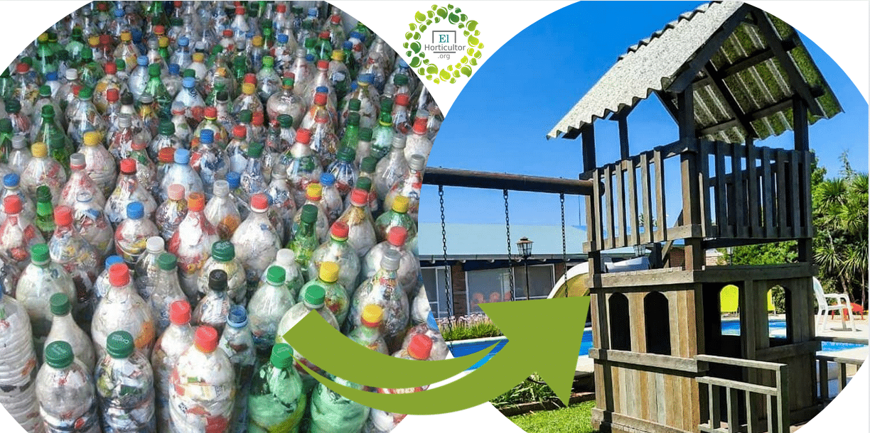 , Fundación convierte botellas llenas de plástico en Increíbles Muebles Ecológicos