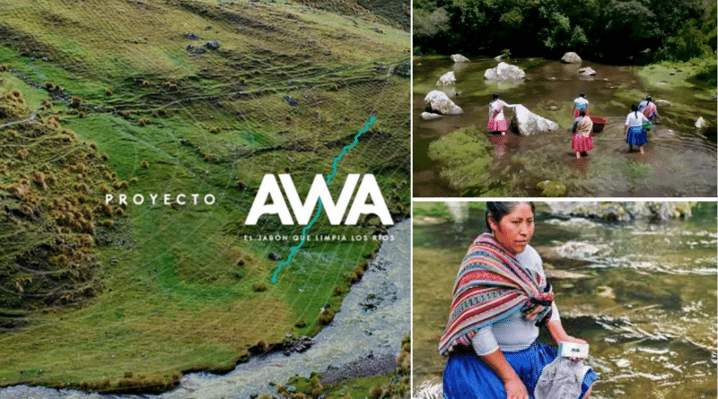 , AWA: El jabón de lavar ropa que ayuda a limpiar los ríos en Perú