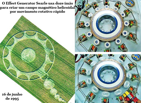 Inventor italiano utiliza diseños de crop circles para crear motores magnéticos
