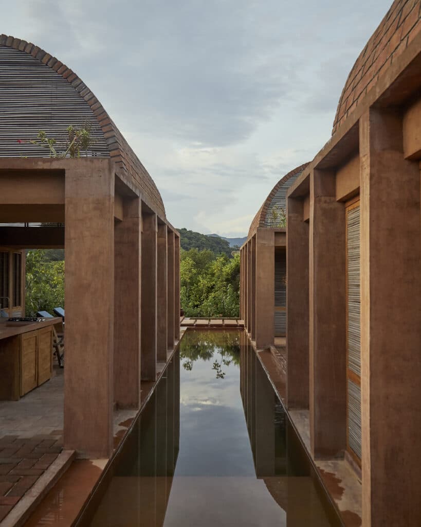 Casa en México construida con materiales reutilizados