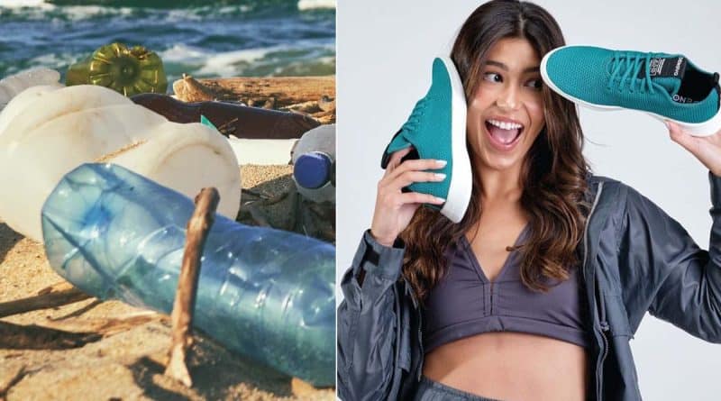 Marca brasileña crea zapatillas hechas con plástico reciclado de los océanos para Creer